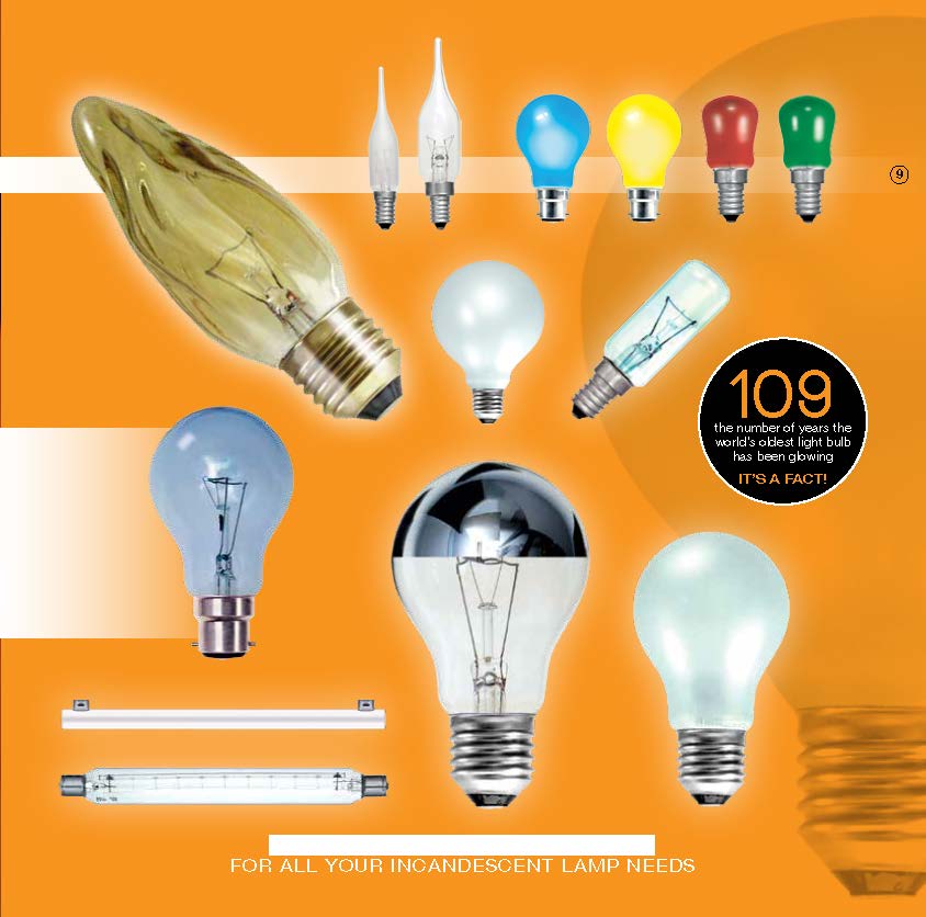 Incandescent lamps from City Lighting Supplies Chelmsford