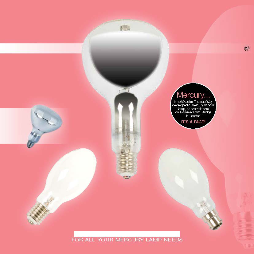 Mercury Lamps from City Lighting Mercury Lamps from City Lighting